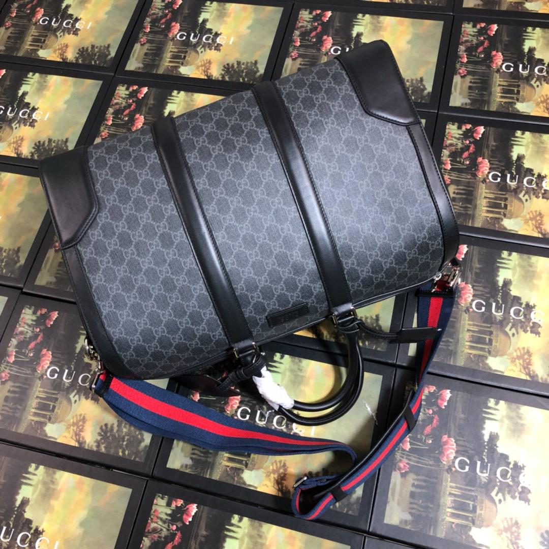 Gucci GG Black Carry-On Duffle - DesignerGu