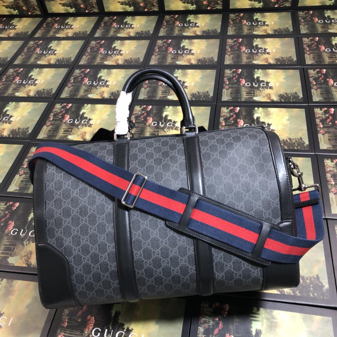 Gucci GG Black Carry-On Duffle - DesignerGu