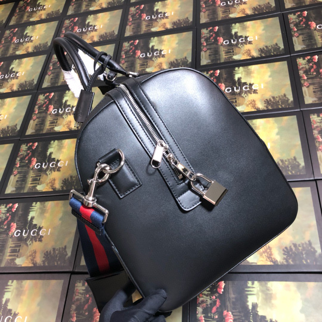 Gucci GG Black Carry-On Duffle - DesignerGu