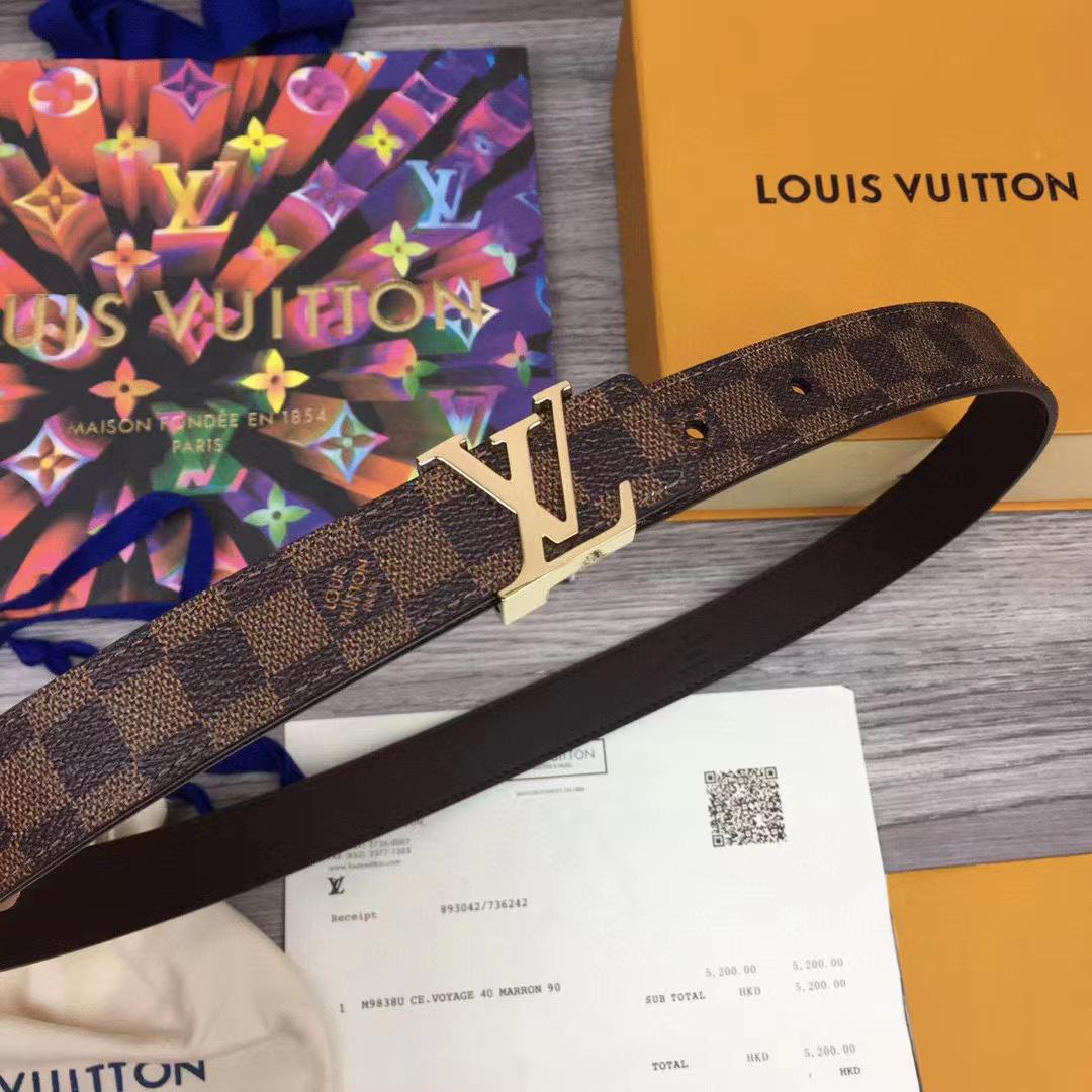 Louis Vuitton Monogram Belt - DesignerGu