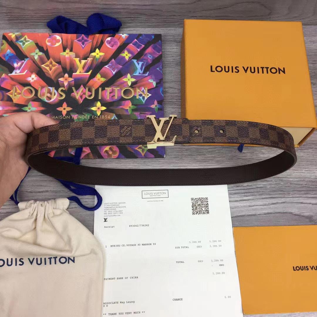 Louis Vuitton Monogram Belt - DesignerGu