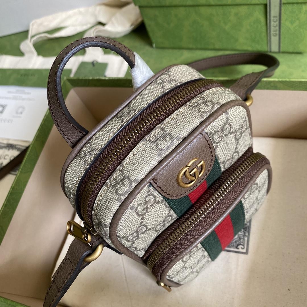 Gucci Ophidia GG Mini Bag(12-16-7cm)   - DesignerGu