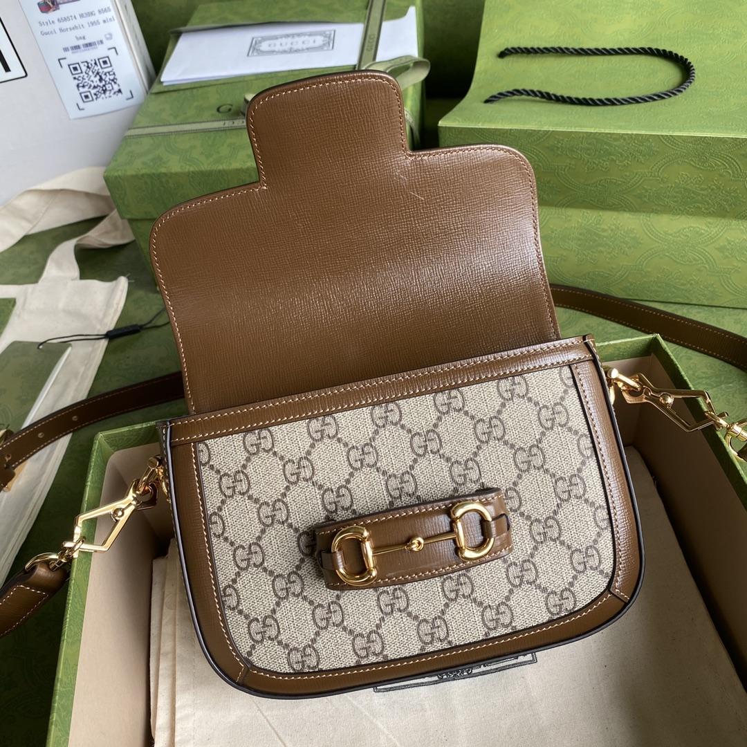 Gucci Horsebit 1955 Mini Bag(20.5-14-5cm)   - DesignerGu