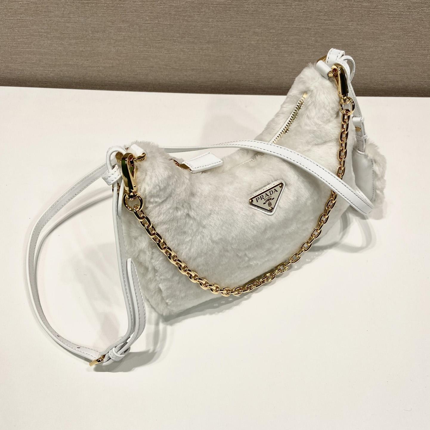 Prada Shearling Mini Bag(23-17-8cm) - DesignerGu