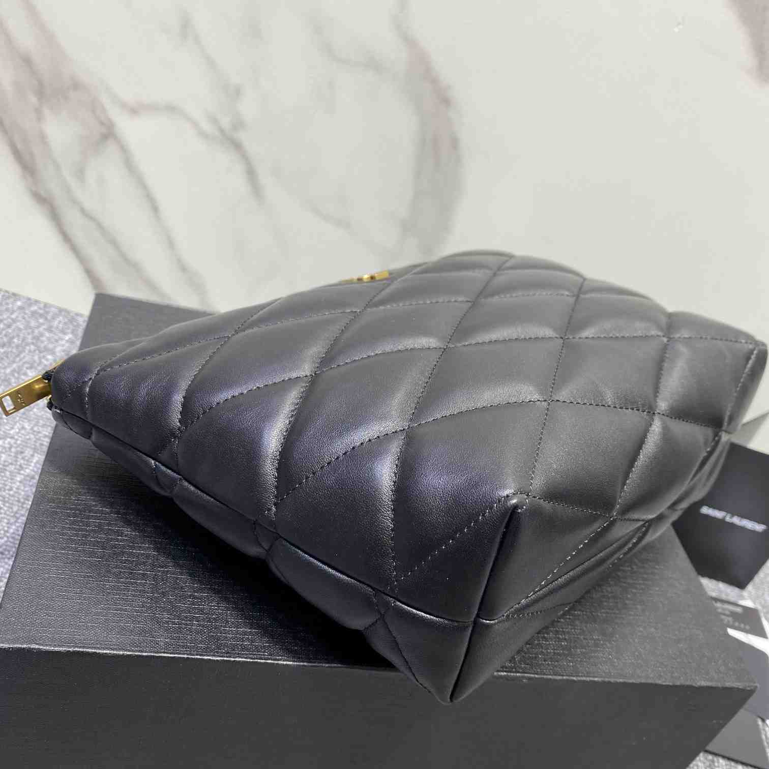 Saint Laurent Sade Pouch In Quilted Lambskin - DesignerGu