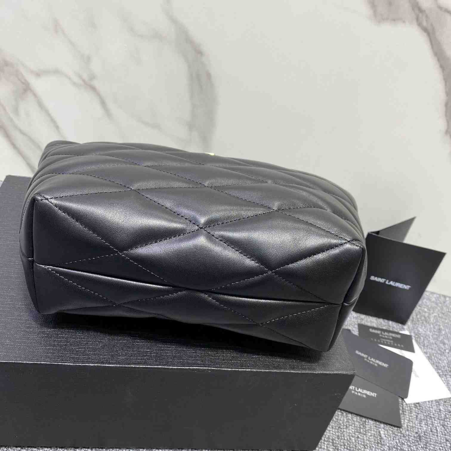 Saint Laurent Sade Pouch In Quilted Lambskin - DesignerGu