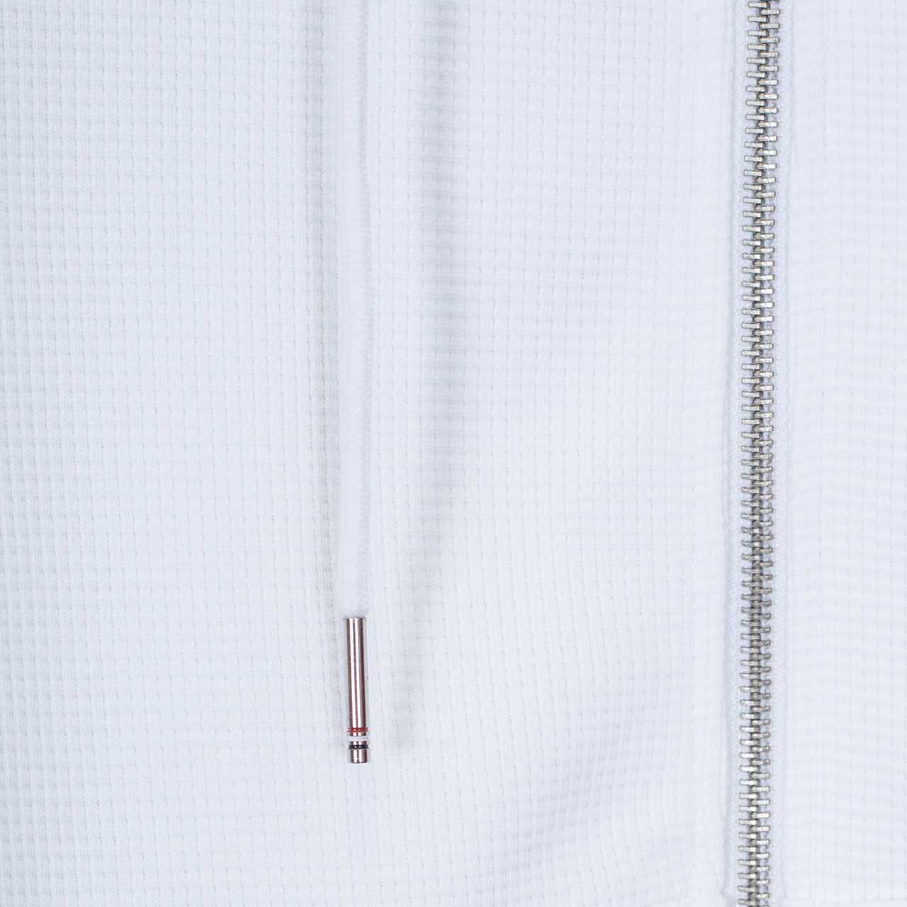 Thom Browne 4-Bar Zip-Up Cotton Hoodie - DesignerGu