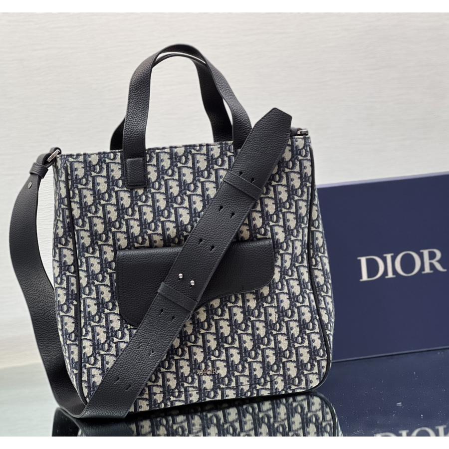 Dior Saddle Tote Bag With Shoulder Strap - DesignerGu