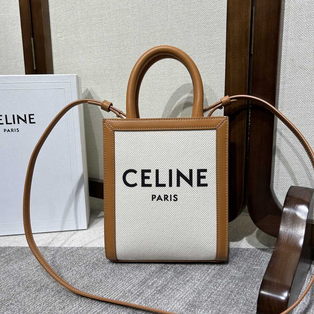 Celine Mini Vertical Cabas(17-21-4cm) - DesignerGu