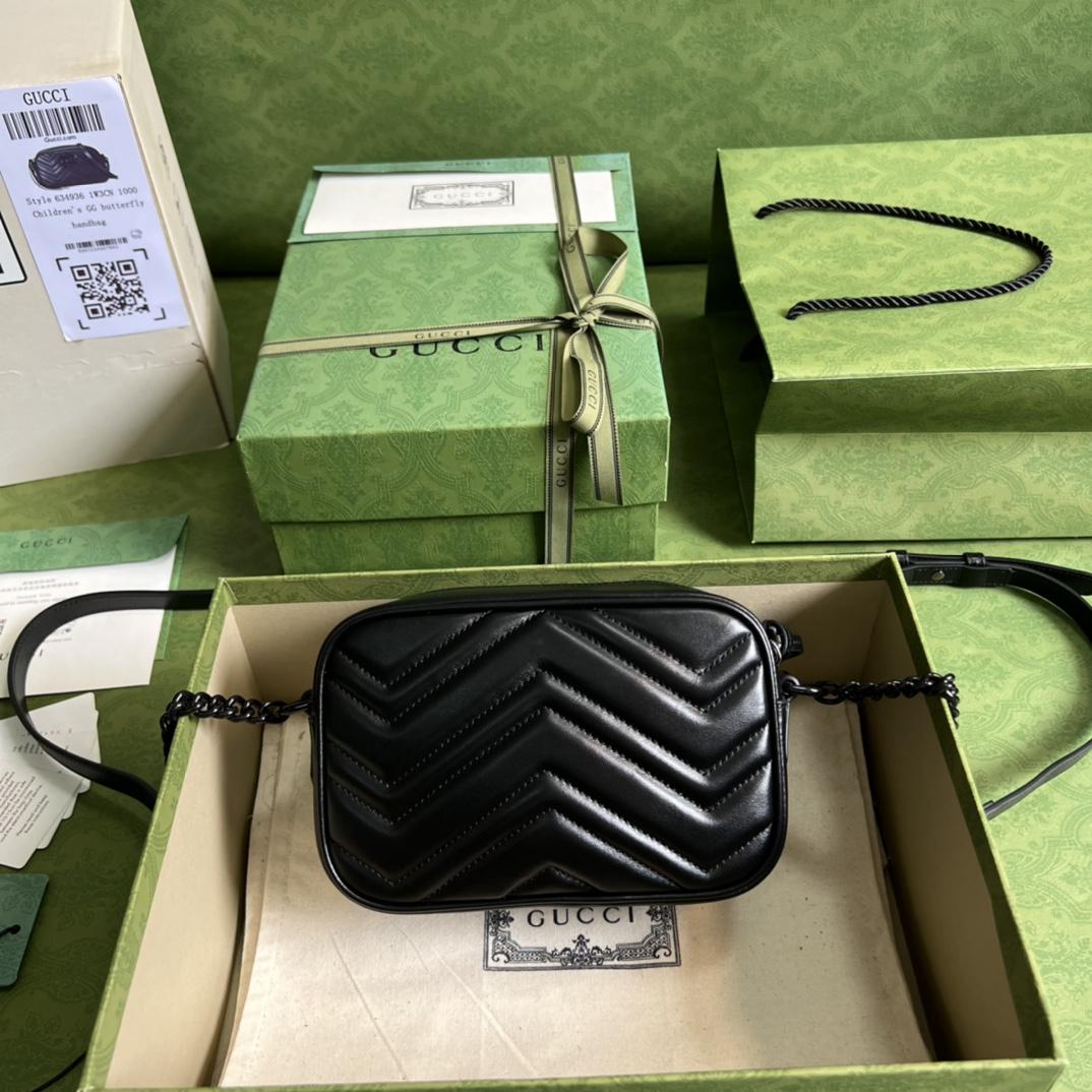 Gucci GG Marmont Mini Shoulder Bag(25-19-7cm) - DesignerGu