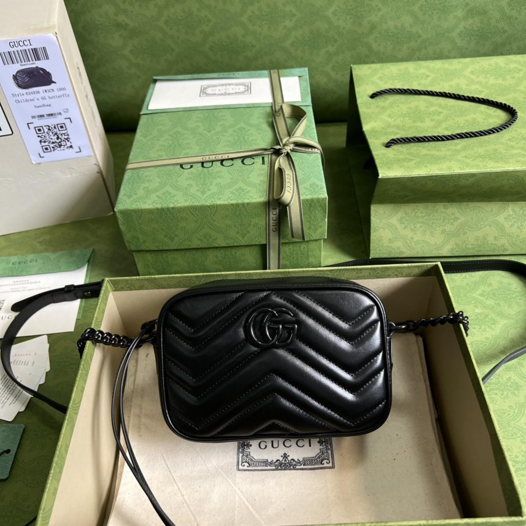 Gucci GG Marmont Mini Shoulder Bag(25-19-7cm) - DesignerGu