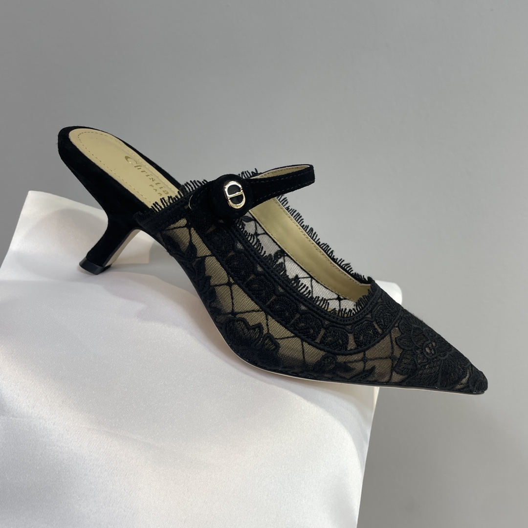 Dior Capture Heeled Mule - DesignerGu