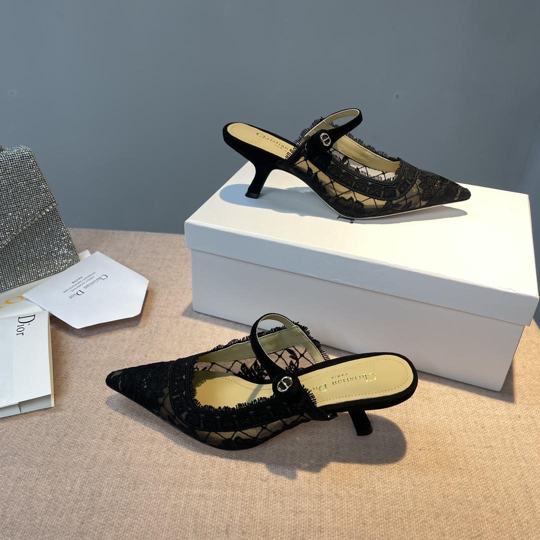 Dior Capture Heeled Mule - DesignerGu