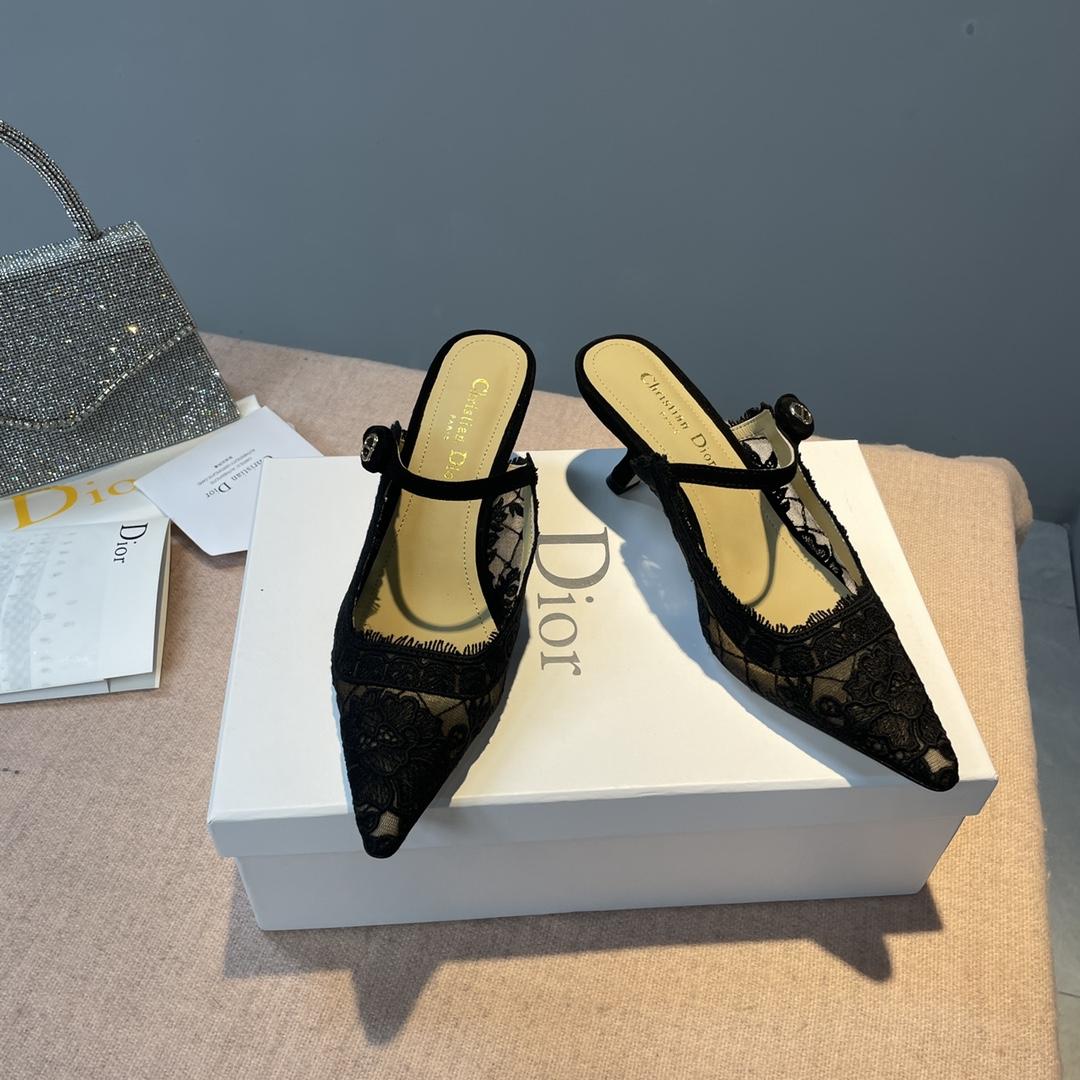 Dior Capture Heeled Mule - DesignerGu