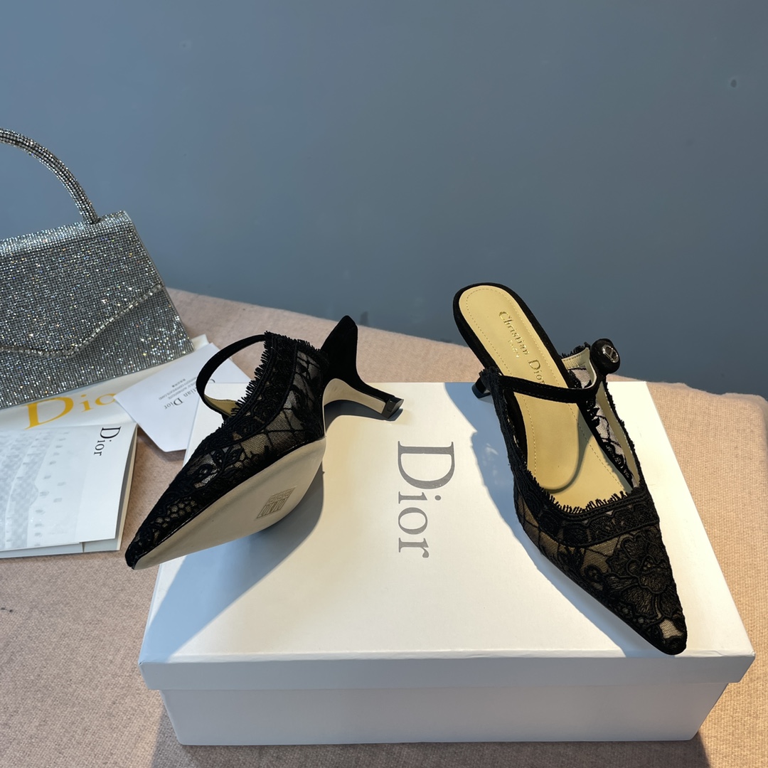 Dior Capture Heeled Mule - DesignerGu