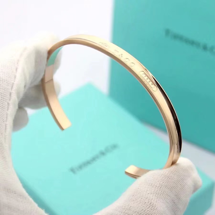 Tiffany&CO 1837 Cuff In Silver - DesignerGu