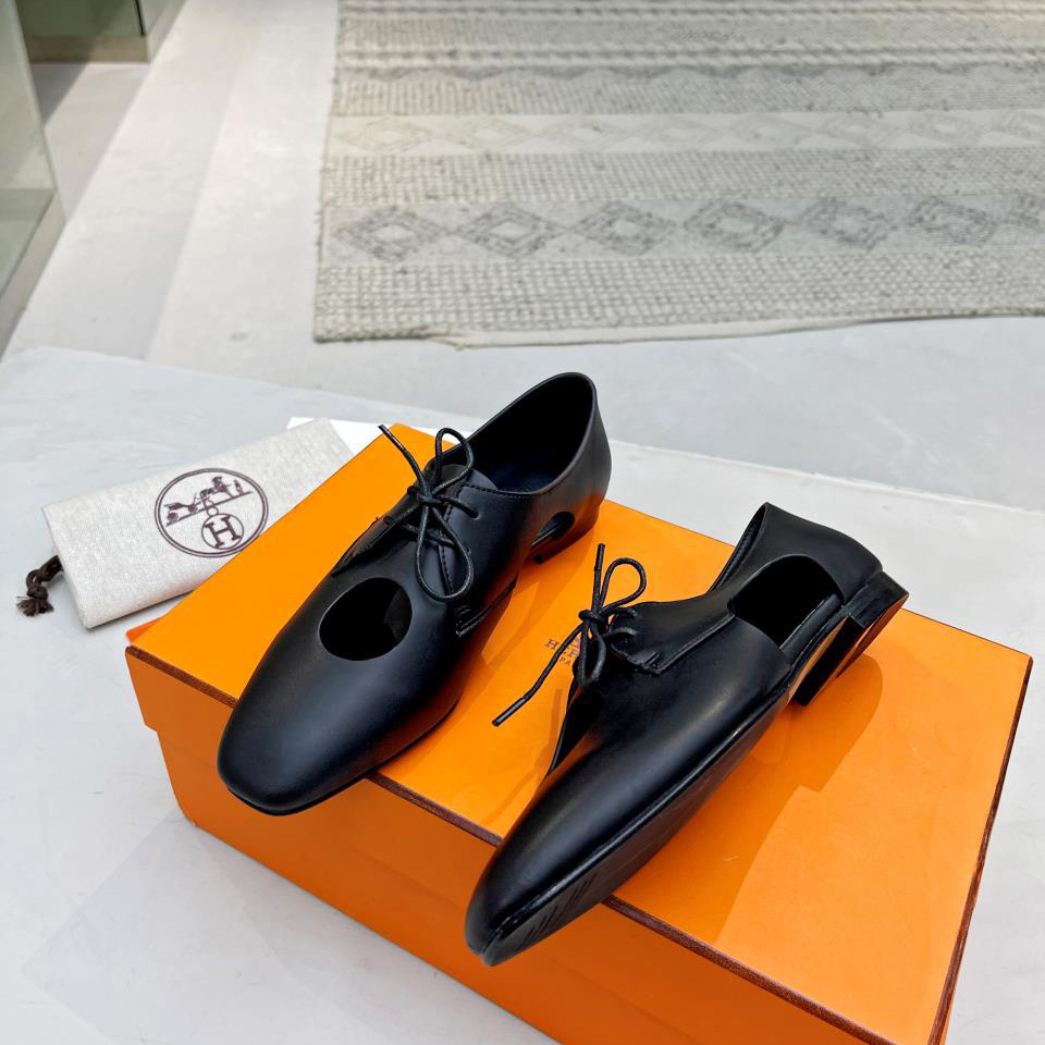 Hermes Lace-Up Shoes - DesignerGu