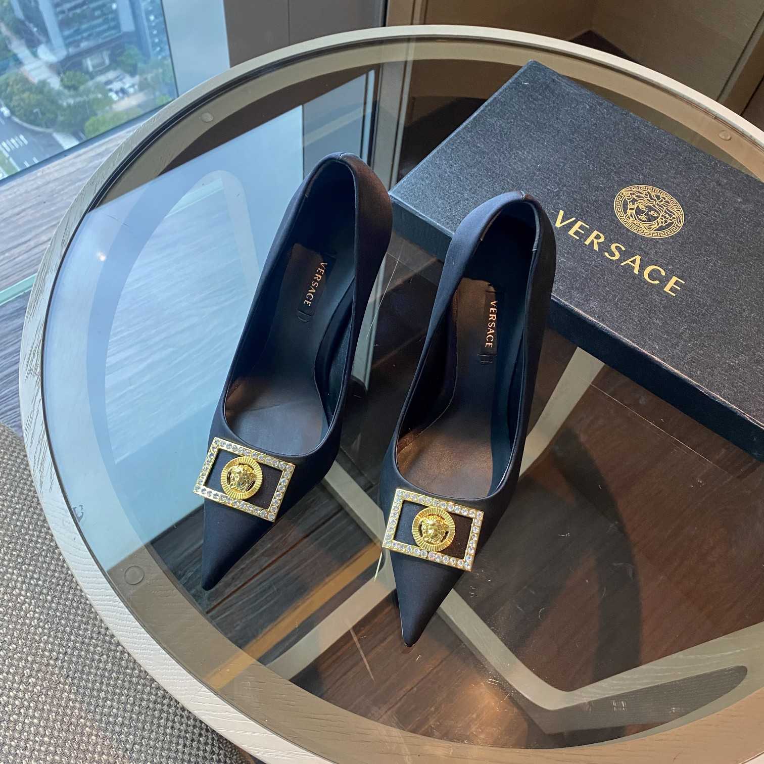 Versace Medusa Crystal Pumps - DesignerGu