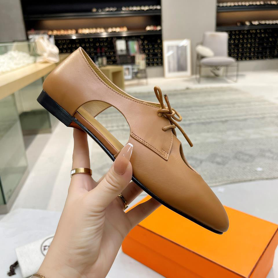 Hermes Lace-Up Shoes - DesignerGu