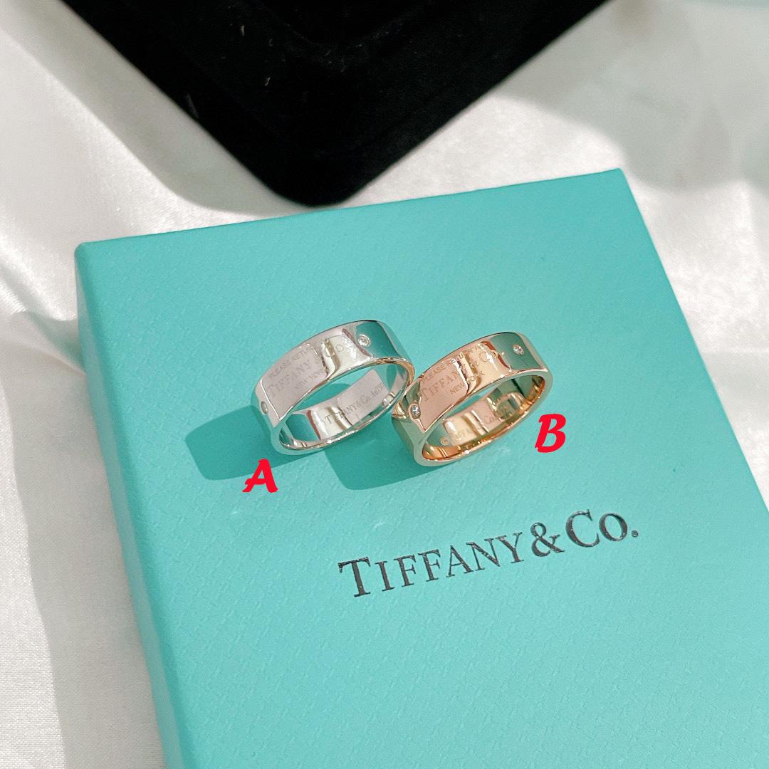 Tiffany&CO Narrow Ring With Diamonds - DesignerGu