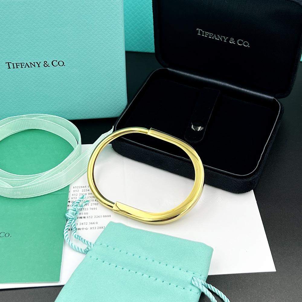 Tiffany&CO Lock Bangle In Yellow Gold - DesignerGu