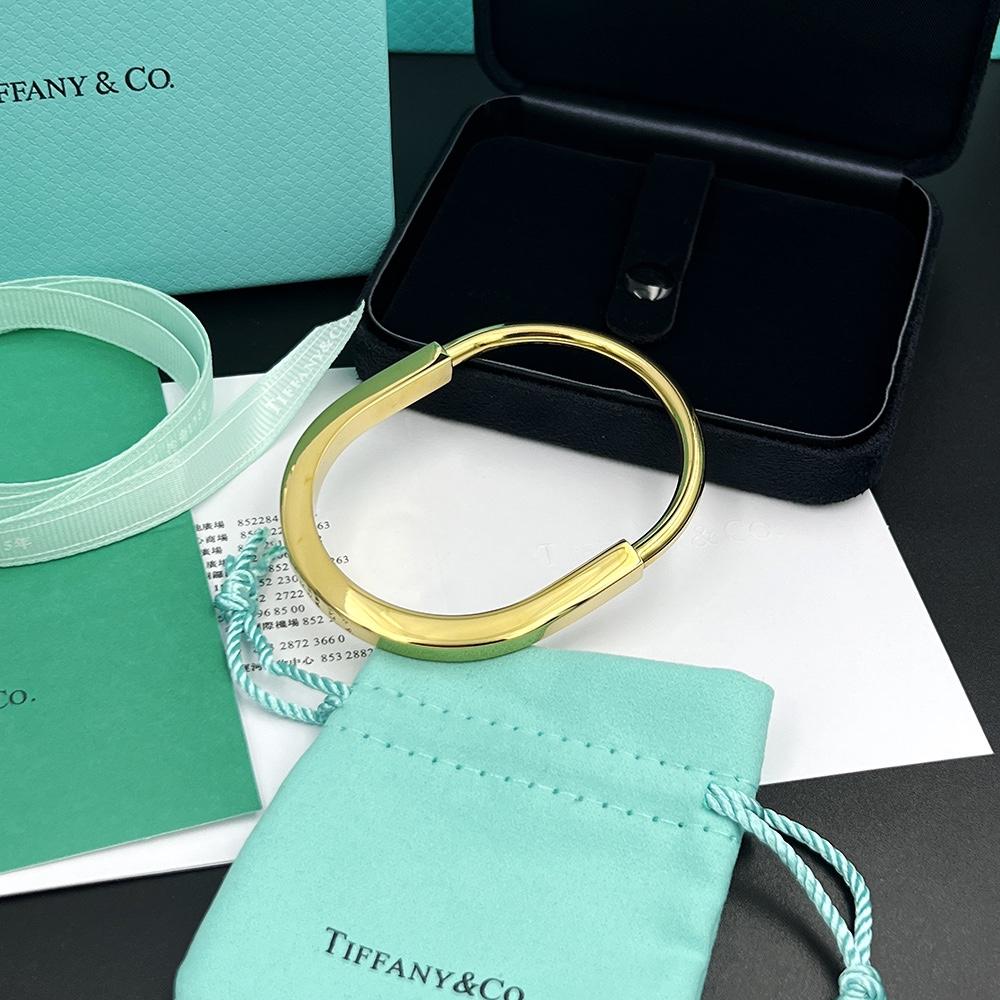 Tiffany&CO Lock Bangle In Yellow Gold - DesignerGu