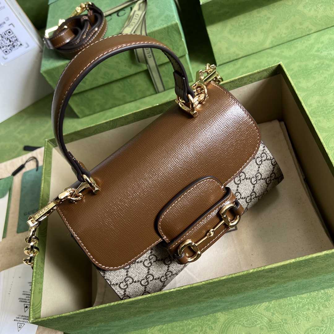 Gucci Horsebit 1955 Mini Bag(22x16x10.5cm) - DesignerGu