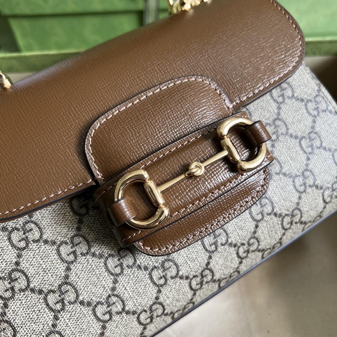 Gucci Horsebit 1955 Mini Bag(22x16x10.5cm) - DesignerGu