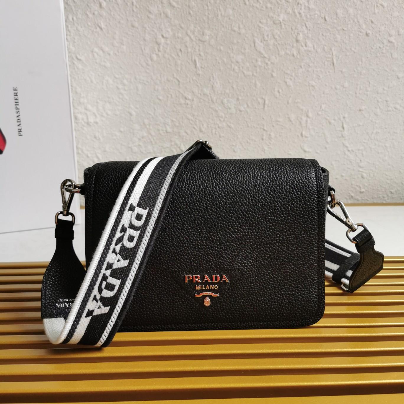 Prada Leather Shoulder Bag - DesignerGu