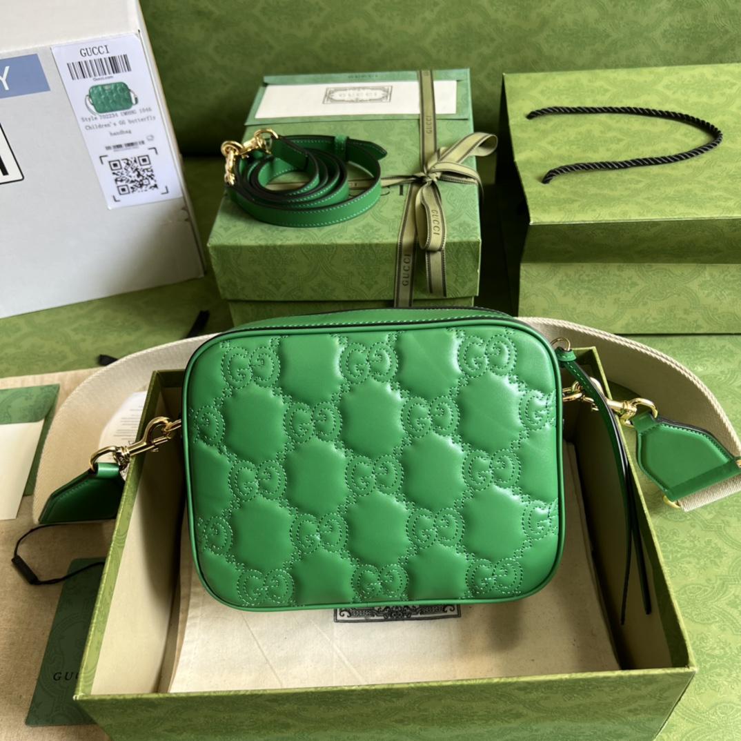 Gucci GG Matelassé Small Bag(21.5-17-7.5cm) - DesignerGu