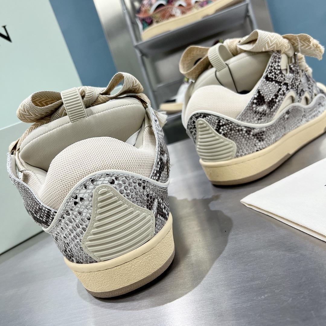 Lanvin Curb Low-Top Sneakers - DesignerGu