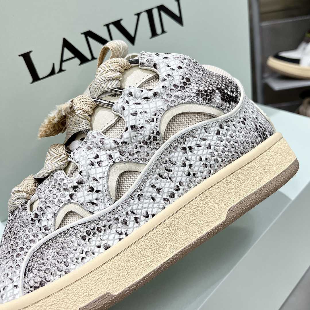 Lanvin Curb Low-Top Sneakers - DesignerGu