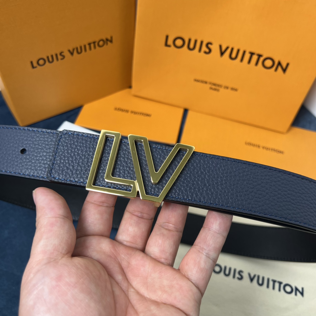 Louis Vuitton Reversible Belt  35mm - DesignerGu