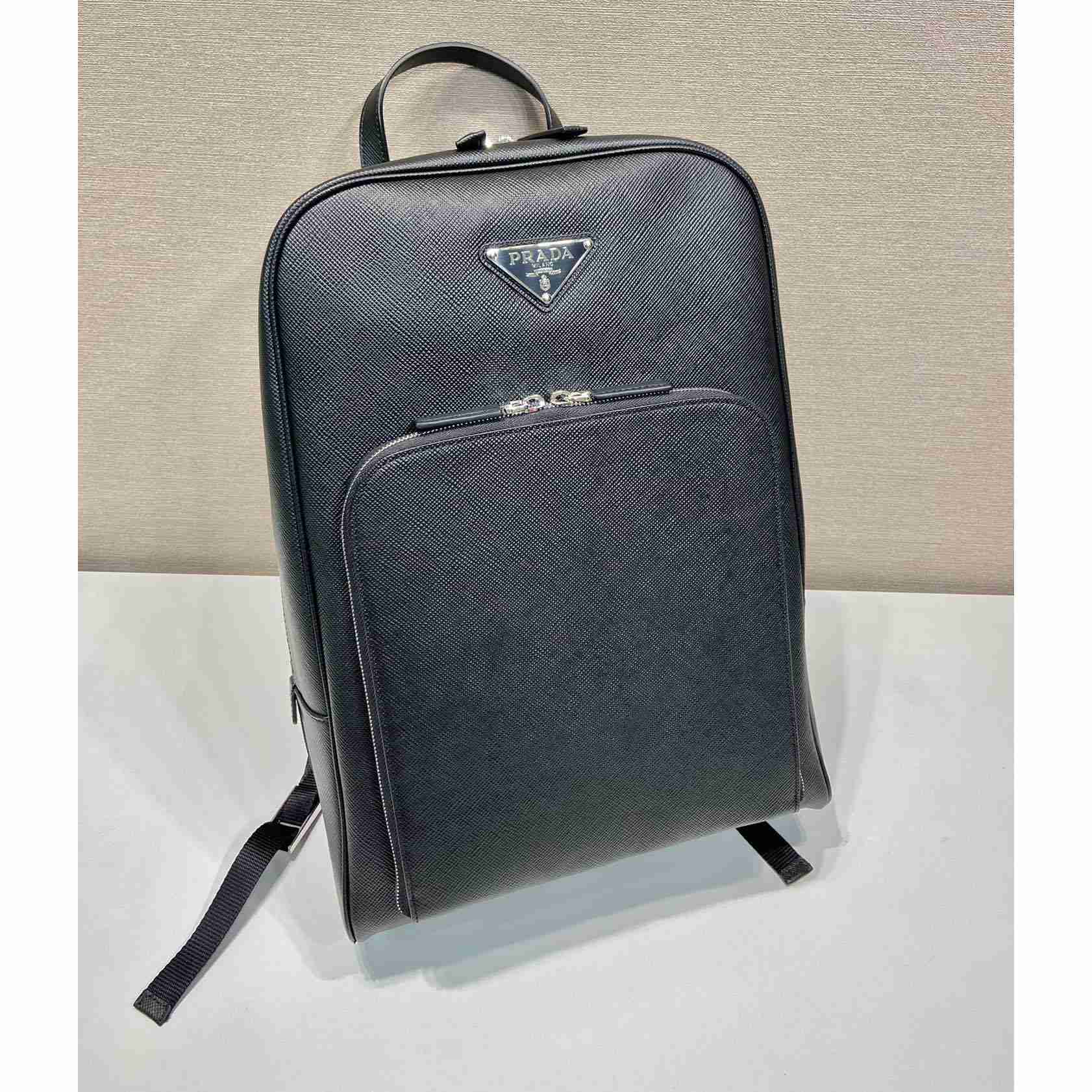 Prada Saffiano Leather Backpack - DesignerGu