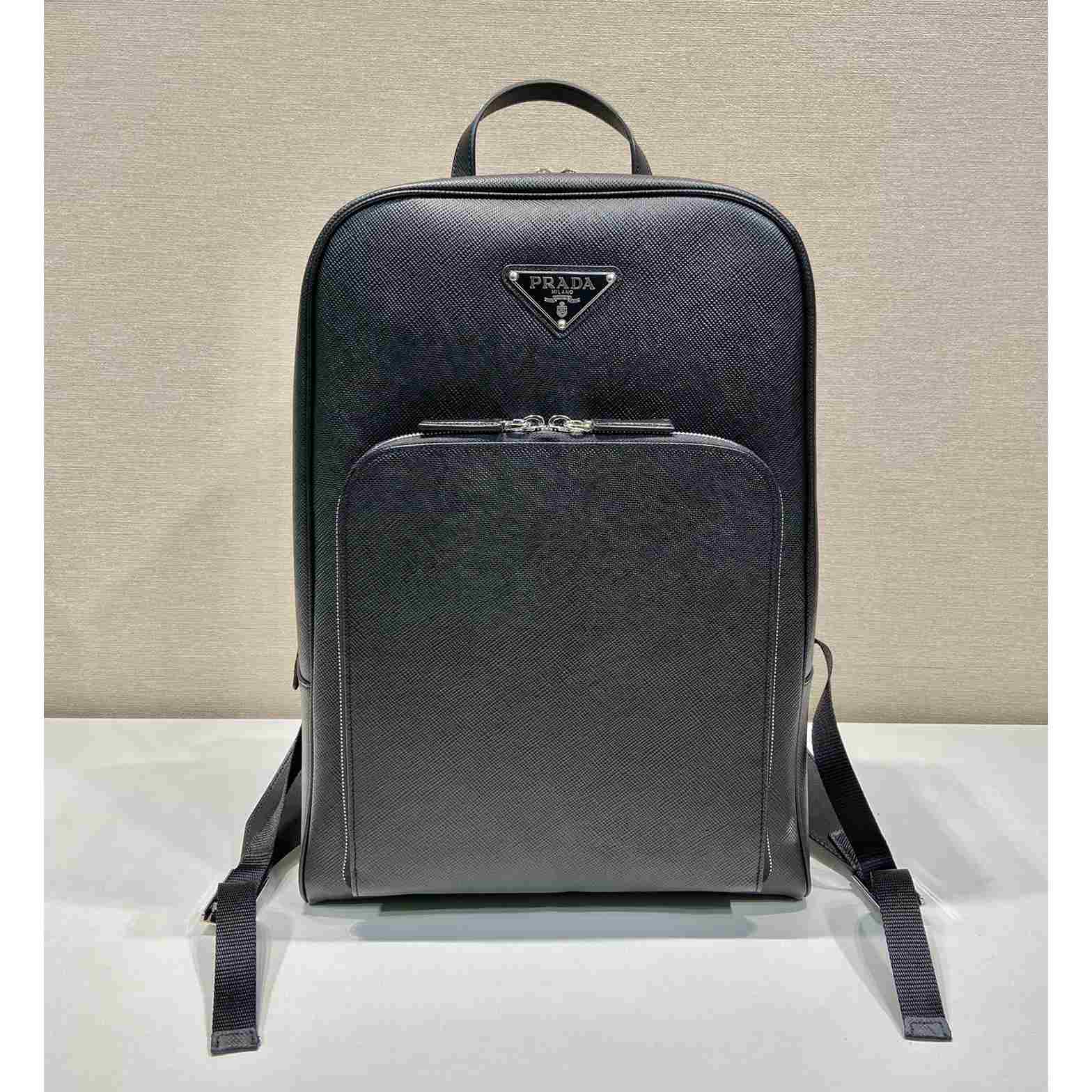 Prada Saffiano Leather Backpack - DesignerGu