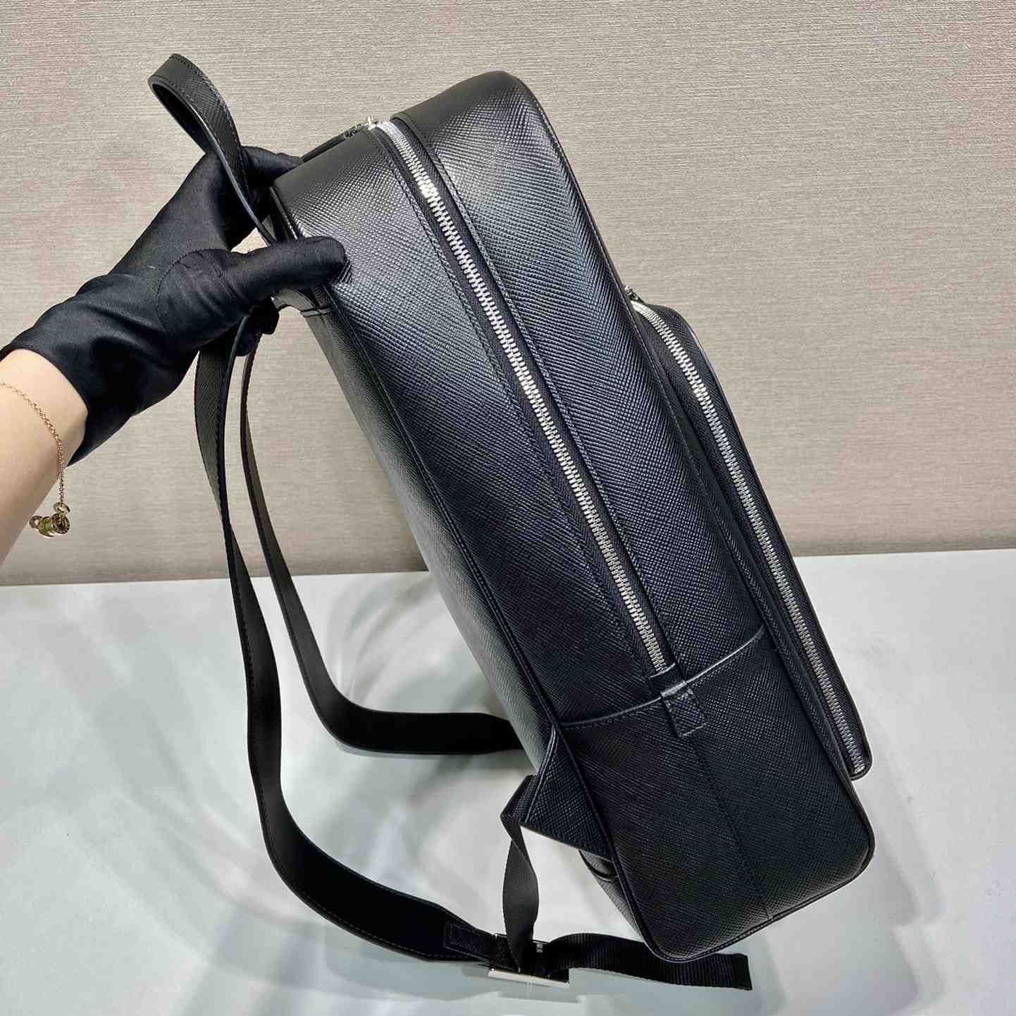 Prada Saffiano Leather Backpack - DesignerGu