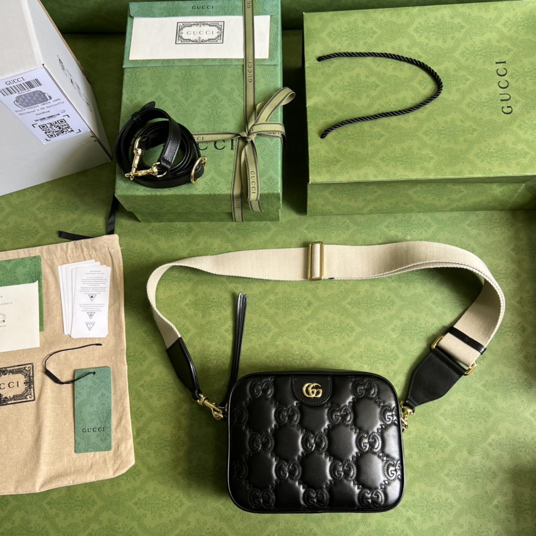 Gucci GG Matelassé Small Bag(21.5-17-7.5cm) - DesignerGu