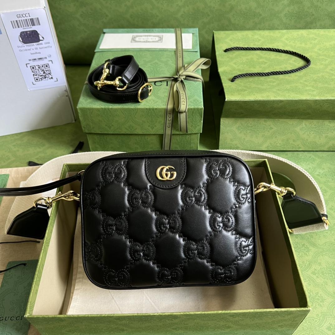 Gucci GG Matelassé Small Bag(21.5-17-7.5cm) - DesignerGu