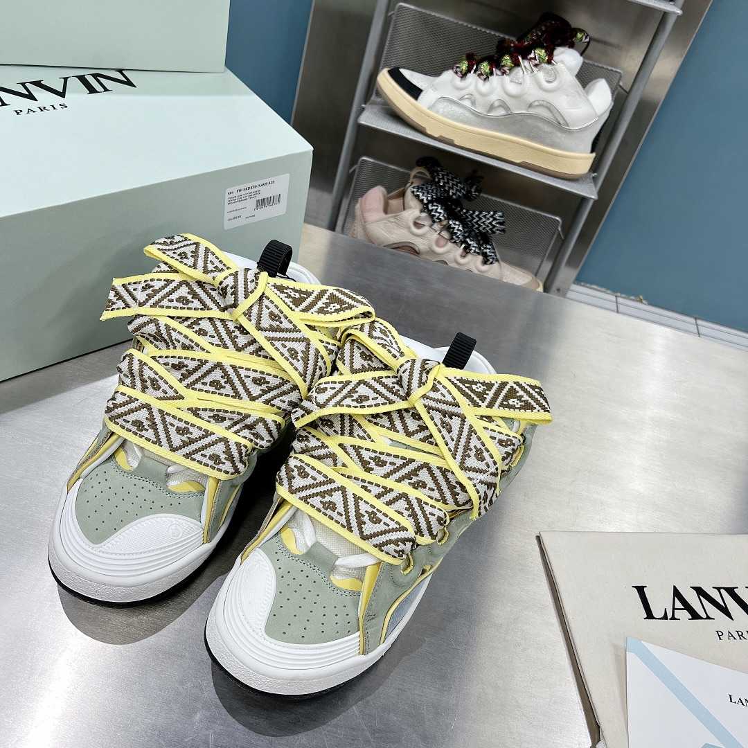 Lanvin Curb Sneakers - DesignerGu