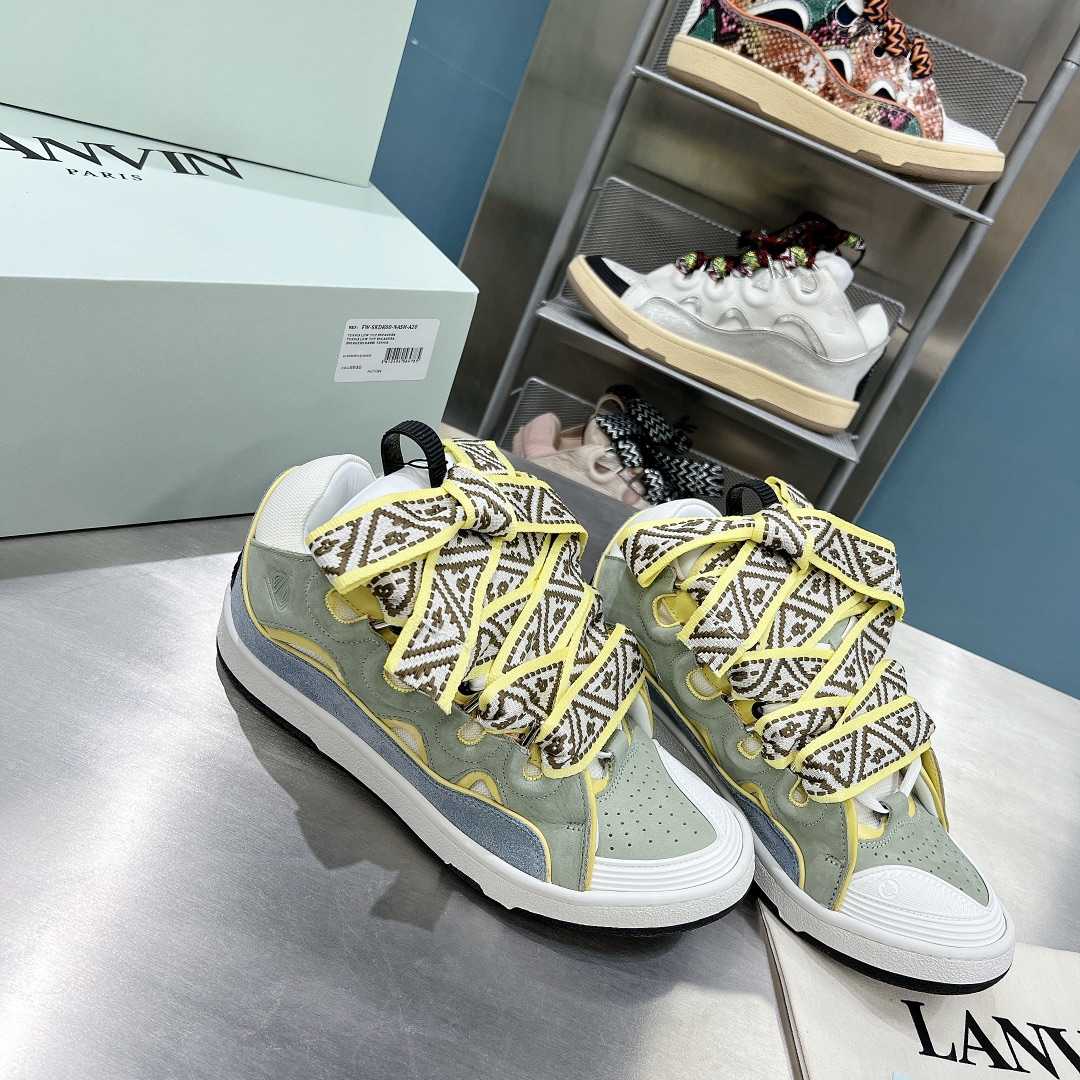 Lanvin Curb Sneakers - DesignerGu