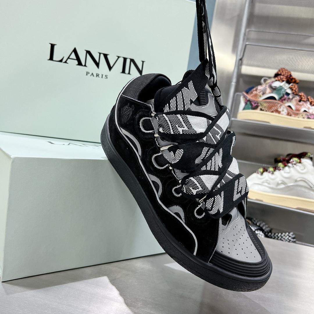 Lanvin Curb Sneakers - DesignerGu