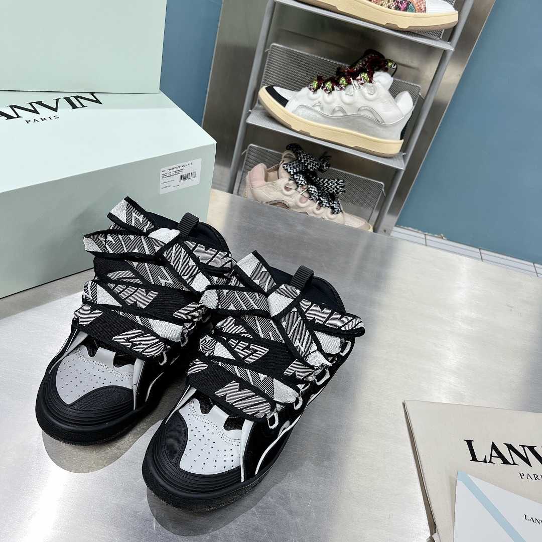 Lanvin Curb Sneakers - DesignerGu