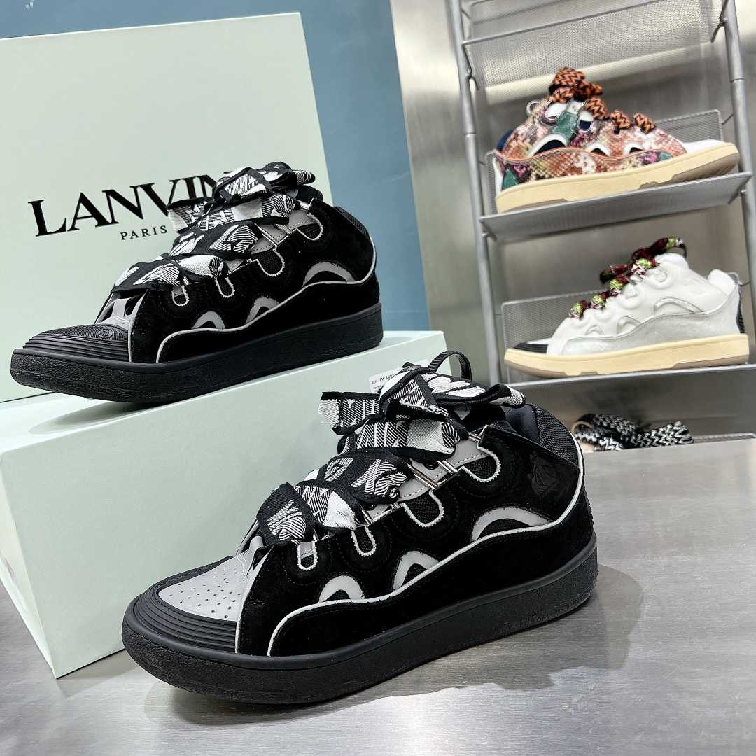 Lanvin Curb Sneakers - DesignerGu