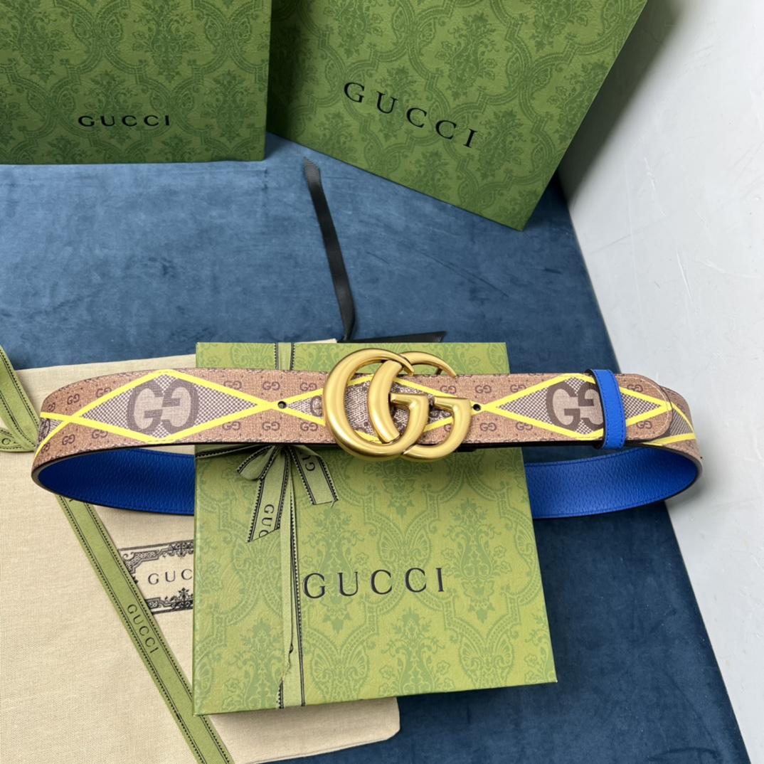 Gucci GG Marmont Wide Belt - DesignerGu