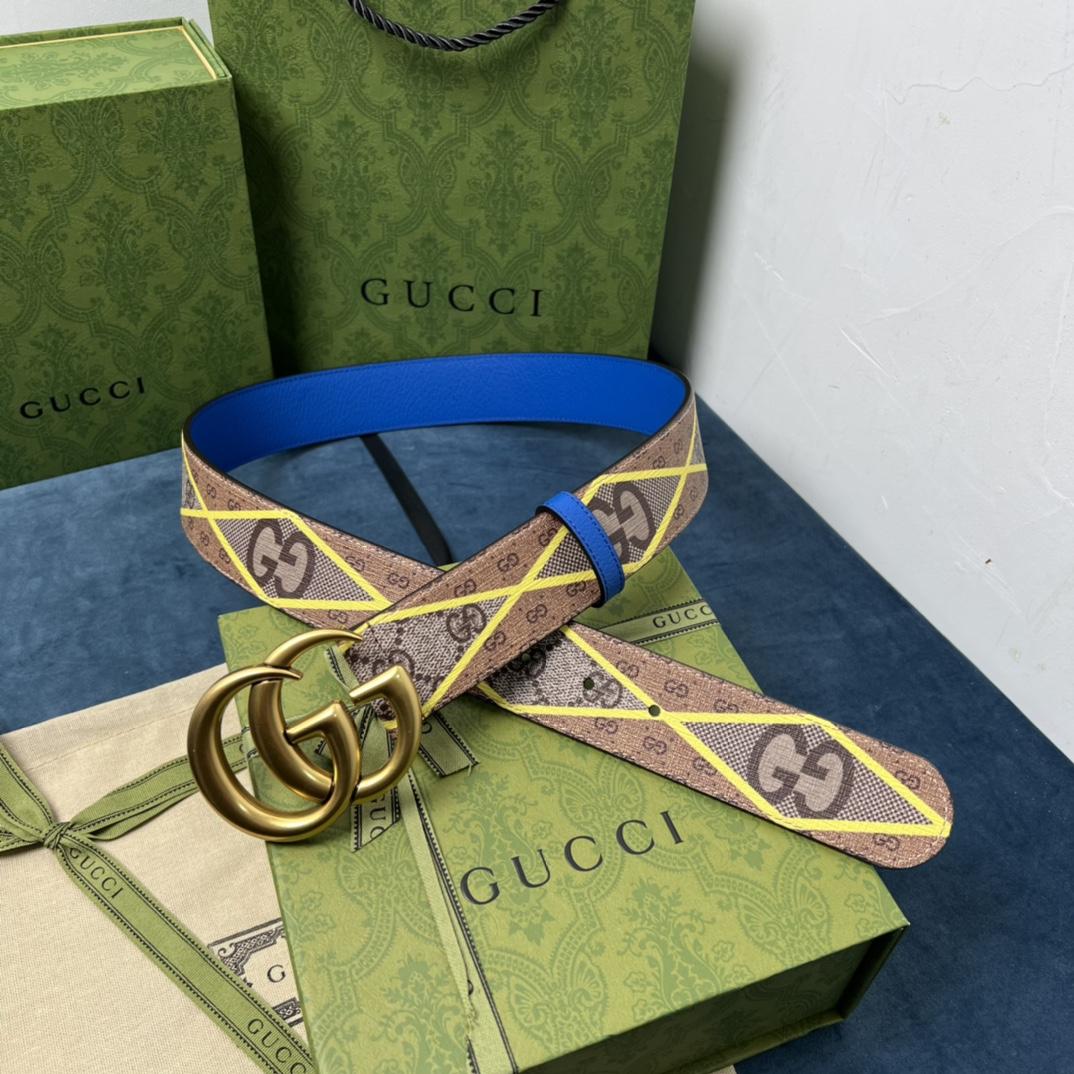 Gucci GG Marmont Wide Belt - DesignerGu