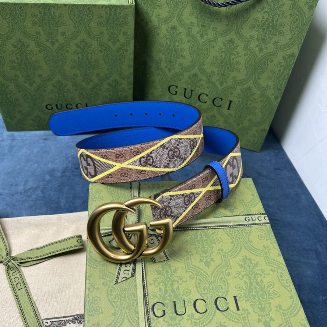 Gucci GG Marmont Wide Belt - DesignerGu