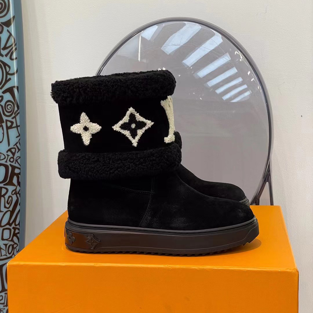 Louis Vuitton Snowdrop Flat Ankle Boot      1AACI2 - DesignerGu