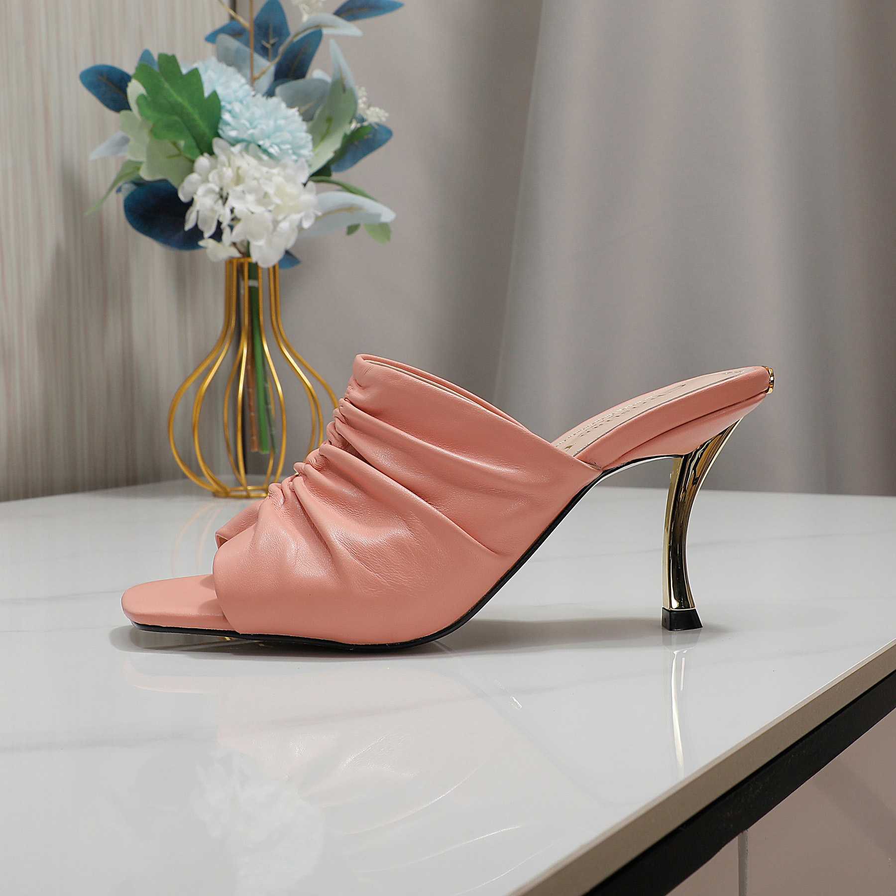 Dior D-Fame Open-Toe Pump - DesignerGu