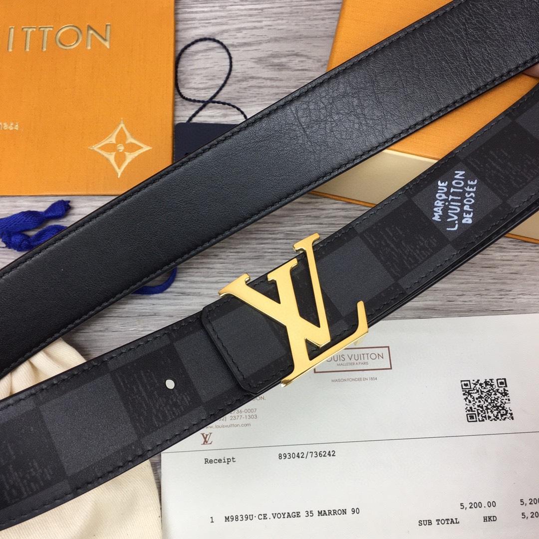 Louis Vuitton Reversible Belt  40mm - DesignerGu