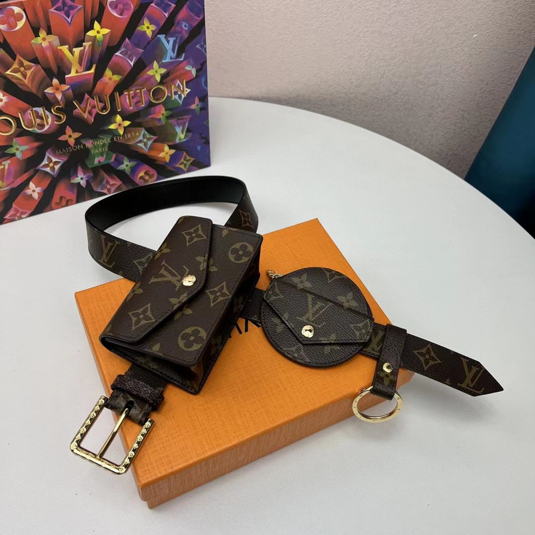 Louis Vuitton Daily Multi Pocket 30mm Belt      M0236Y - DesignerGu